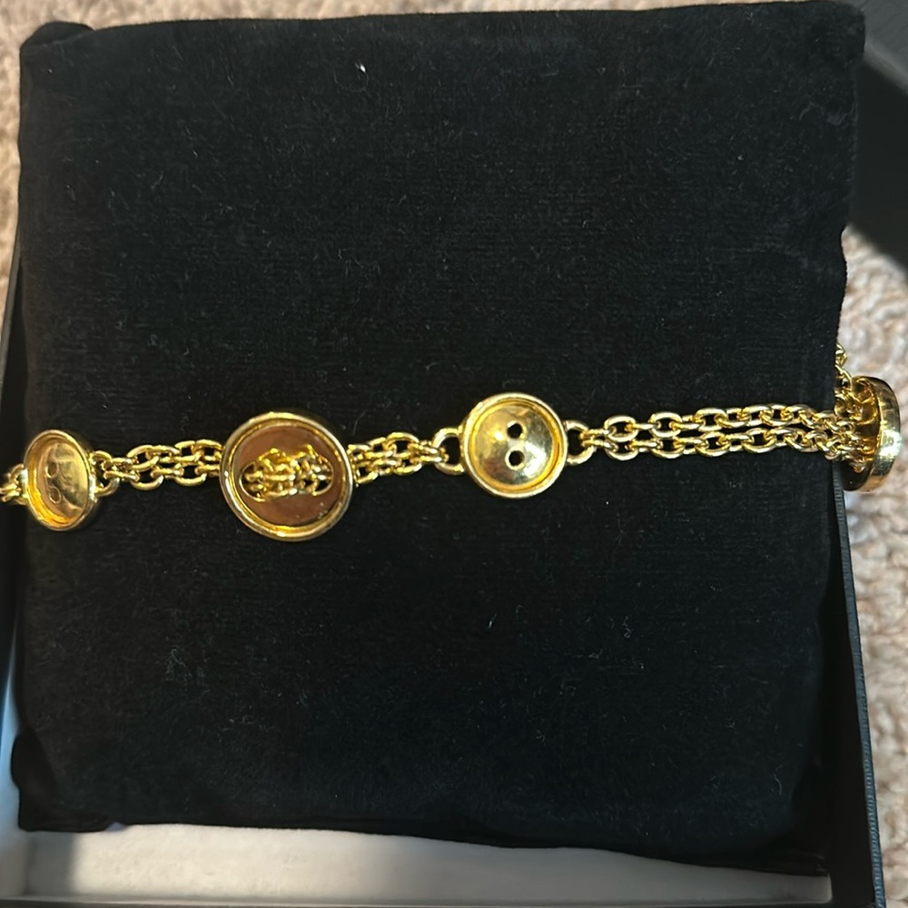 Vintage Moschino button necklace